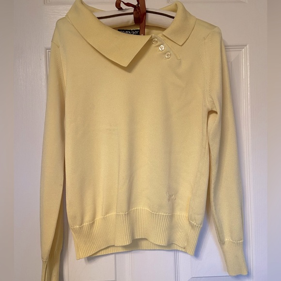 Givenchy Sport Yellow Collared Sweater - Picture 1 of 6